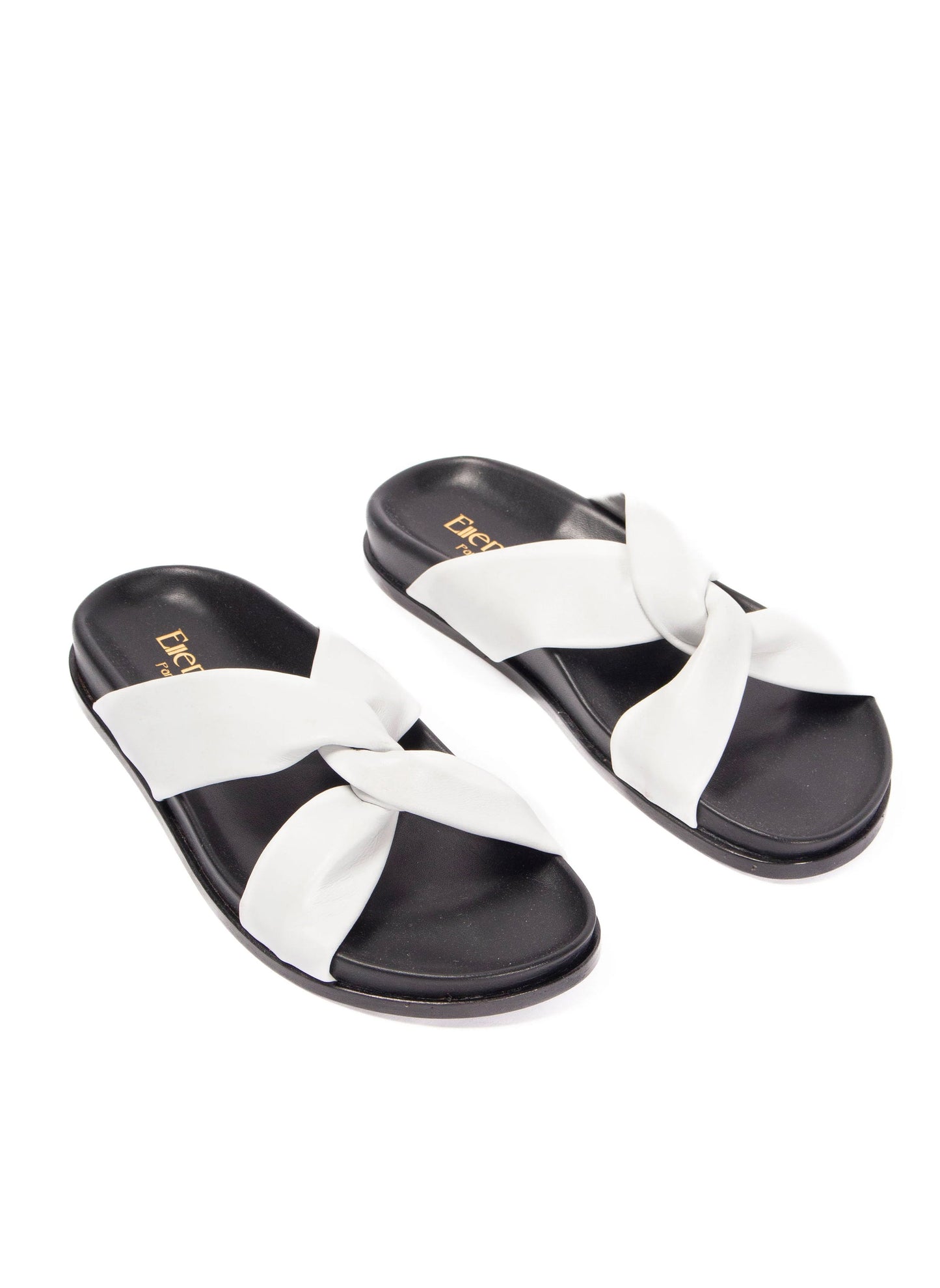 Tresse Sandal Black/White