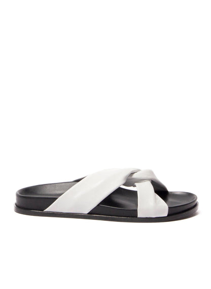 Tresse Sandal Black/White