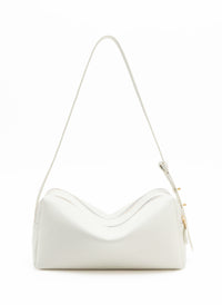Trousse Pebbled Leather White