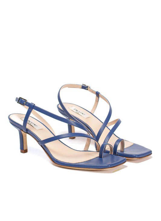 Twist Sandal  Leather Riviera Blue